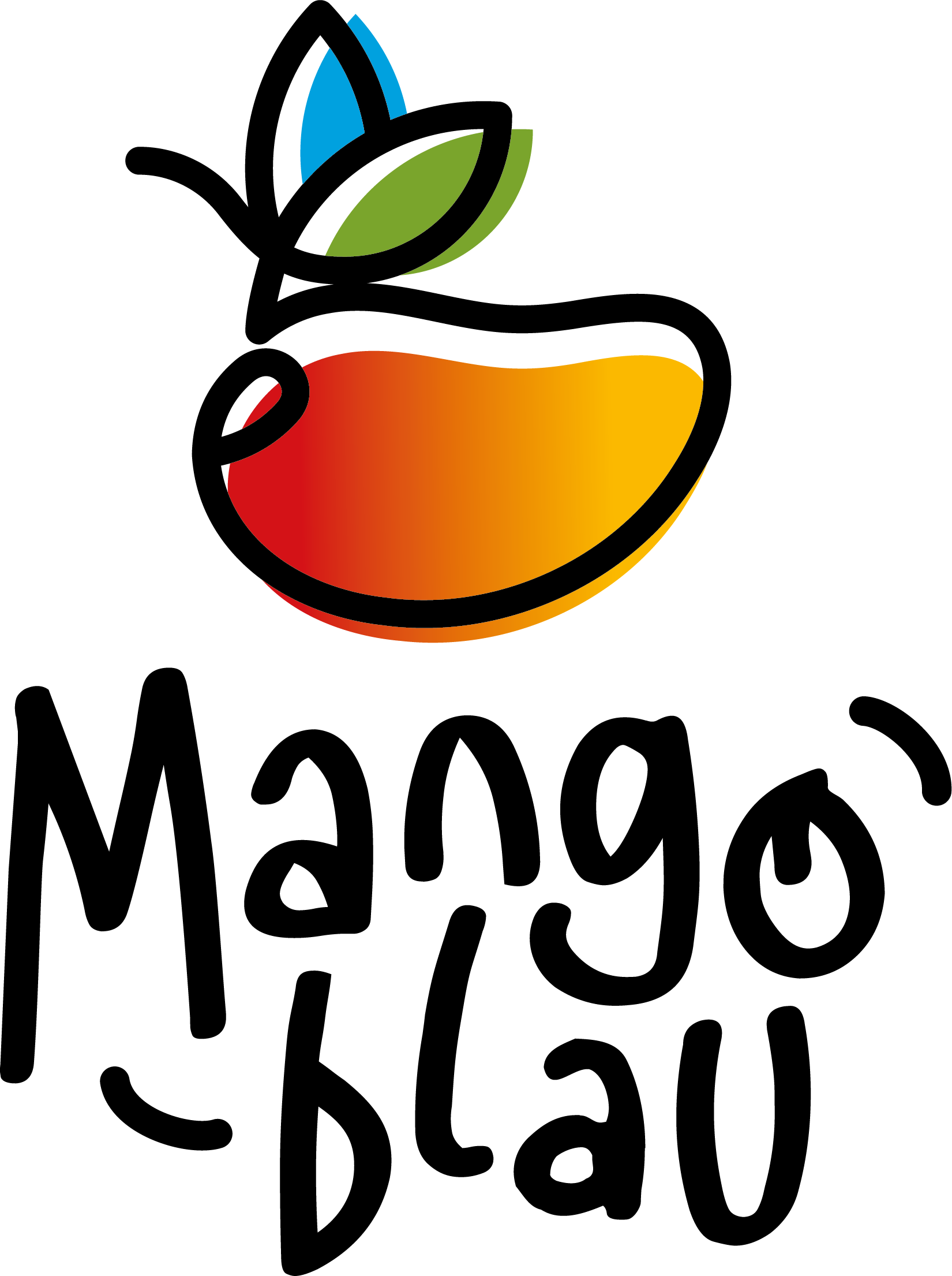 Mangoblau Logo Kompakt