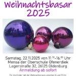Weihnachtsbasar Bürgerhaus Plakat
