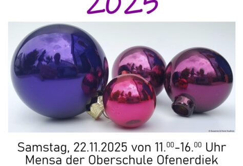 Weihnachtsbasar Bürgerhaus Plakat