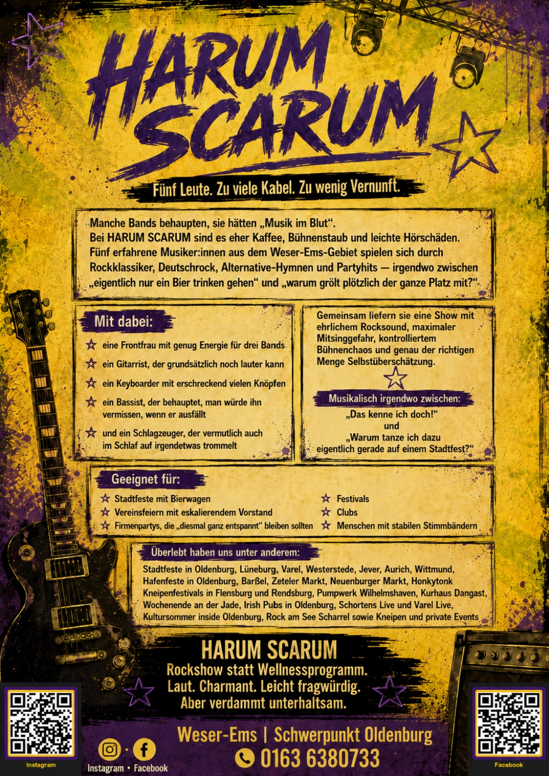 Harum Scarum Bandflyer