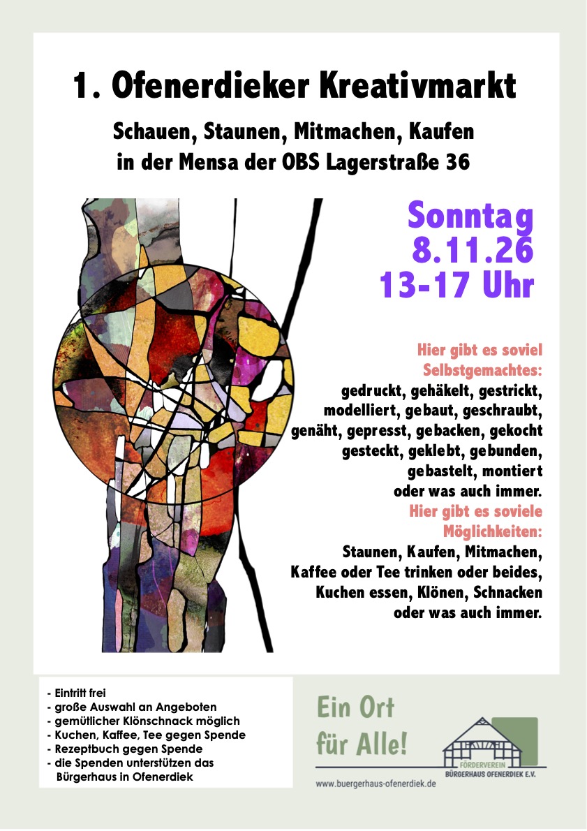 Plakat Kreativmarkt