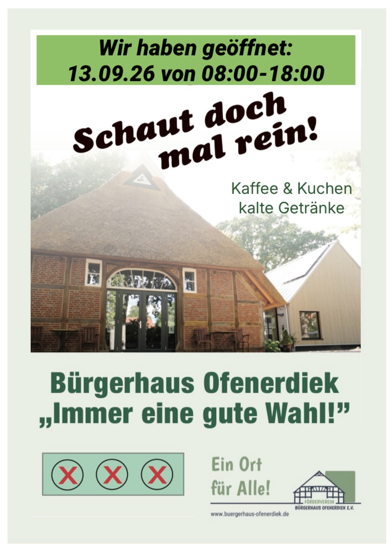 wahl offen